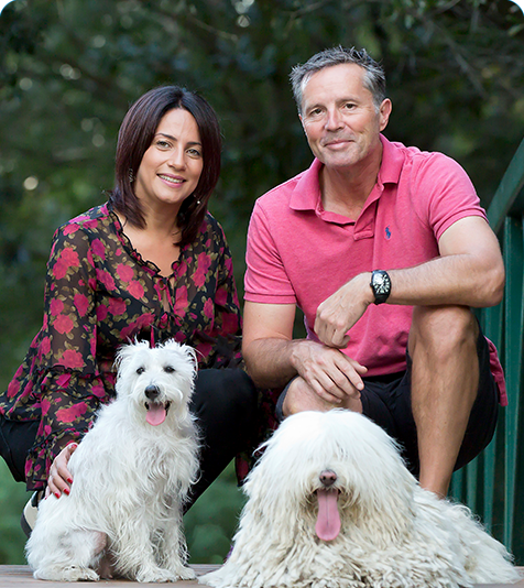 Teri Rosado and Martin Mudd at home in Central Florida. Photograph courtesy of Teri Rosado.